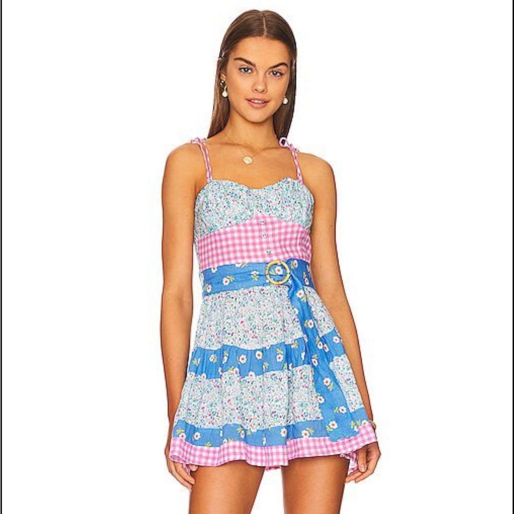 PLACE NATIONALE SAINT ROSE BABYDOLL DRESS
